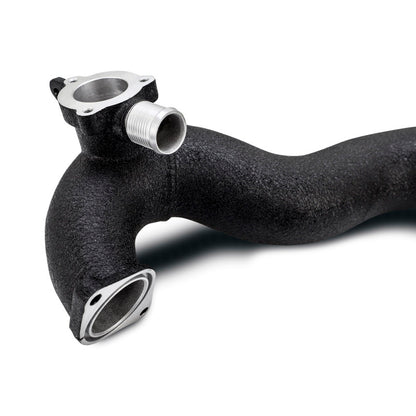 Mishimoto 2024+ Ford Mustang EcoBoost Charge Pipes -  Wrinkle Black - Graveyard Performance