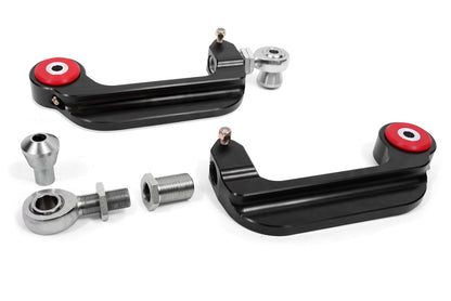 BMR 15-18 S550 Mustang Billet Aluminum Camber Links Adjustable (Poly/Rod ends) - Black Anodized - Graveyard Performance