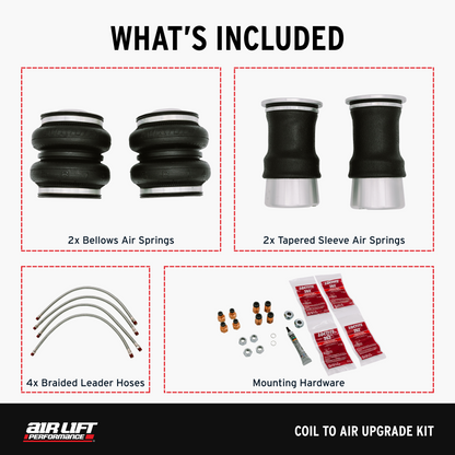 Air Lift 15-21 Subaru WRX / 15-21 Subaru WRX STI Coil to Air Upgrade Kit - Graveyard Performance