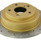 DBA 02-06 WRX / 98-07 Impreza 2.5L RS Rear Drilled & Slotted Street Series Rotor