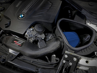 aFe Track Series Carbon Fiber Intake w/Pro 5R Filter BMW M2 (F87) 16-18 L6-3.0L (t) N55 - Graveyard Performance