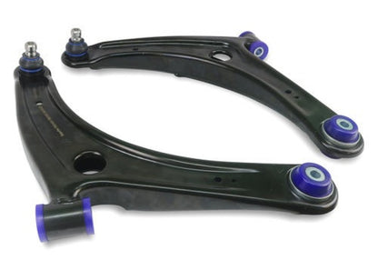 SuperPro 2008 Mitsubishi Lancer GTS Front Lower Control Arm Set w/ Bushings - Graveyard Performance