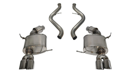 Corsa 2008-2012 BMW M3 Convertible E93 Polished Sport Cat-Back Exhaust - Graveyard Performance