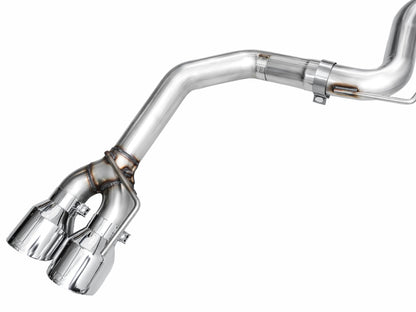 AWE 2024 Ford Mustang GT Fastback S650 RWD Track Edition Catback Exhaust w/ Quad Chrome Silver Tips - Graveyard Performance
