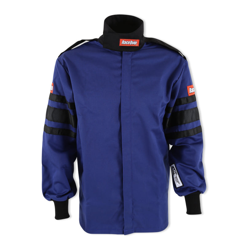 RaceQuip Blue SFI-1 1-L Jacket - XL - Graveyard Performance