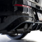 AWE MK8 Volkswagen Golf R 3in Track Edition Quad Exhaust - Diamond Black Tips