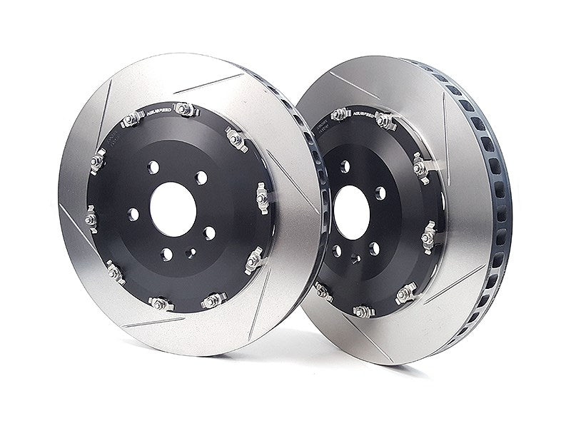 2-Piece Floating Brake Rotors | Rear 350mm Slotted • NEUSPEED Upgrade Kit