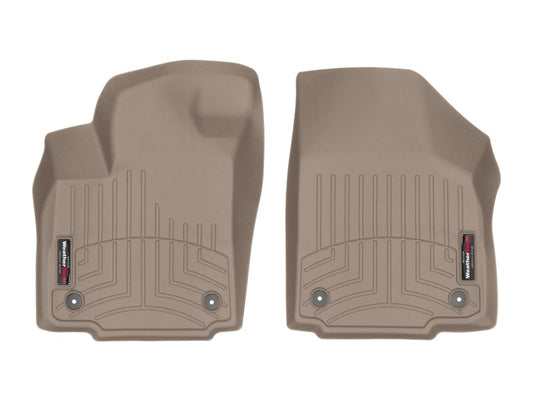 WeatherTech 97-04 Chevrolet Corvette C5 Coupe/Convertible Front FloorLiner - Tan - Graveyard Performance