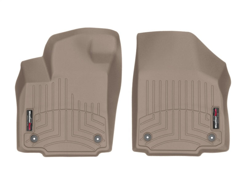 WeatherTech 2020+ Chevrolet Corvette Front FloorLiner - Tan - Graveyard Performance