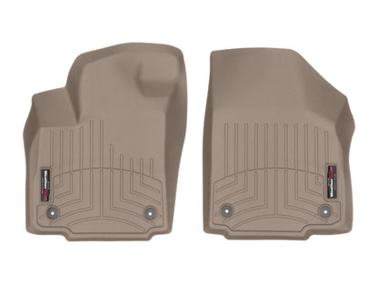 WeatherTech 2020+ Chevrolet Corvette Front FloorLiner - Tan - Graveyard Performance