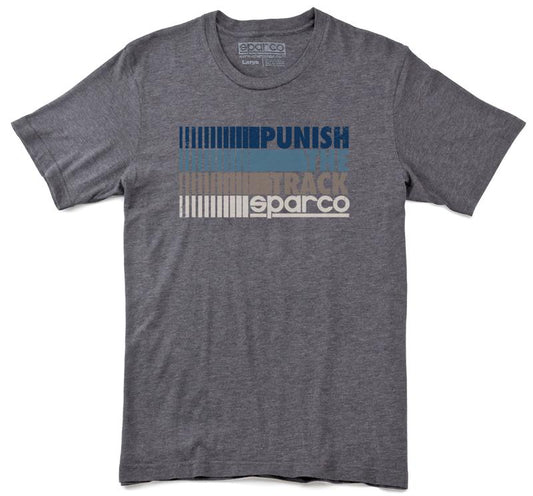 Sparco T-Shirt Punish Gry Xlrg - Graveyard Performance
