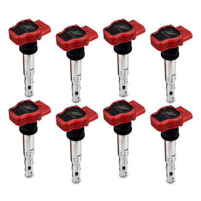 Mishimoto 06-08 VW/Audi Eight Cylinder Ignition Coil Set - Graveyard Performance