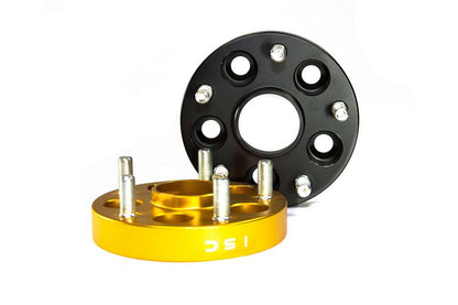 ISC Suspension Nissan 5x114.3 Hub Centric (66 Hub Bore) Wheel Spacers 15mm Black (Pair) - Graveyard Performance