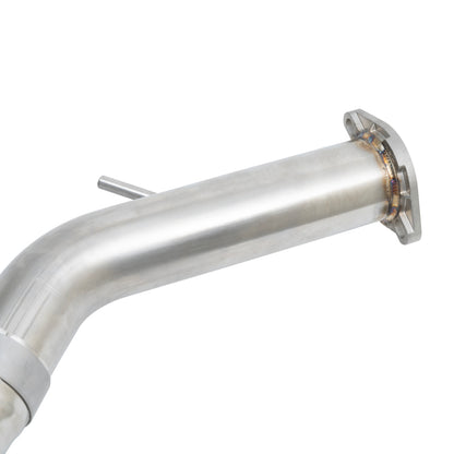 Injen 19-22 Hyundai Veloster N L4 2.0L Turbo Performance SS Axle Back Exhaust System - Carbon Tips - Graveyard Performance