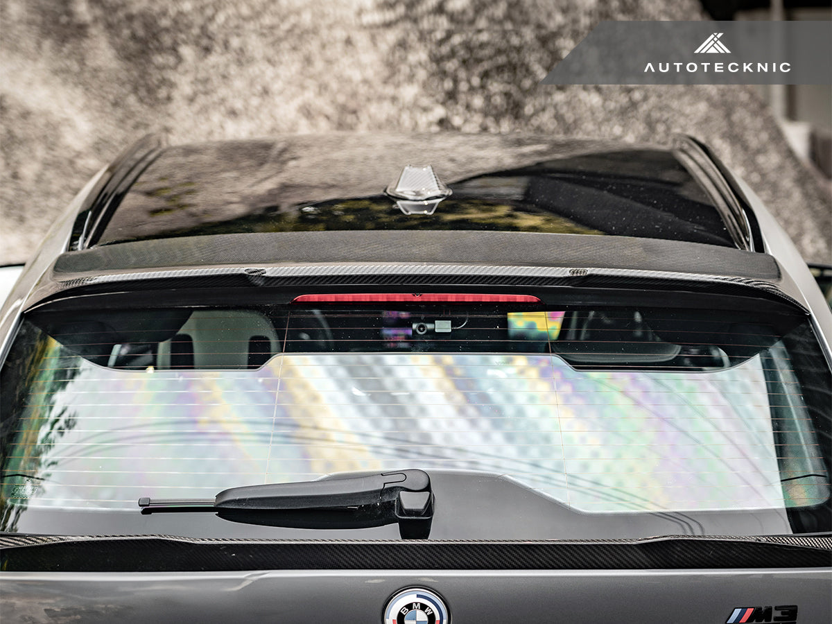 AutoTecknic Dry Carbon Roof Spoiler Add-On - G81 M3 - Graveyard Performance