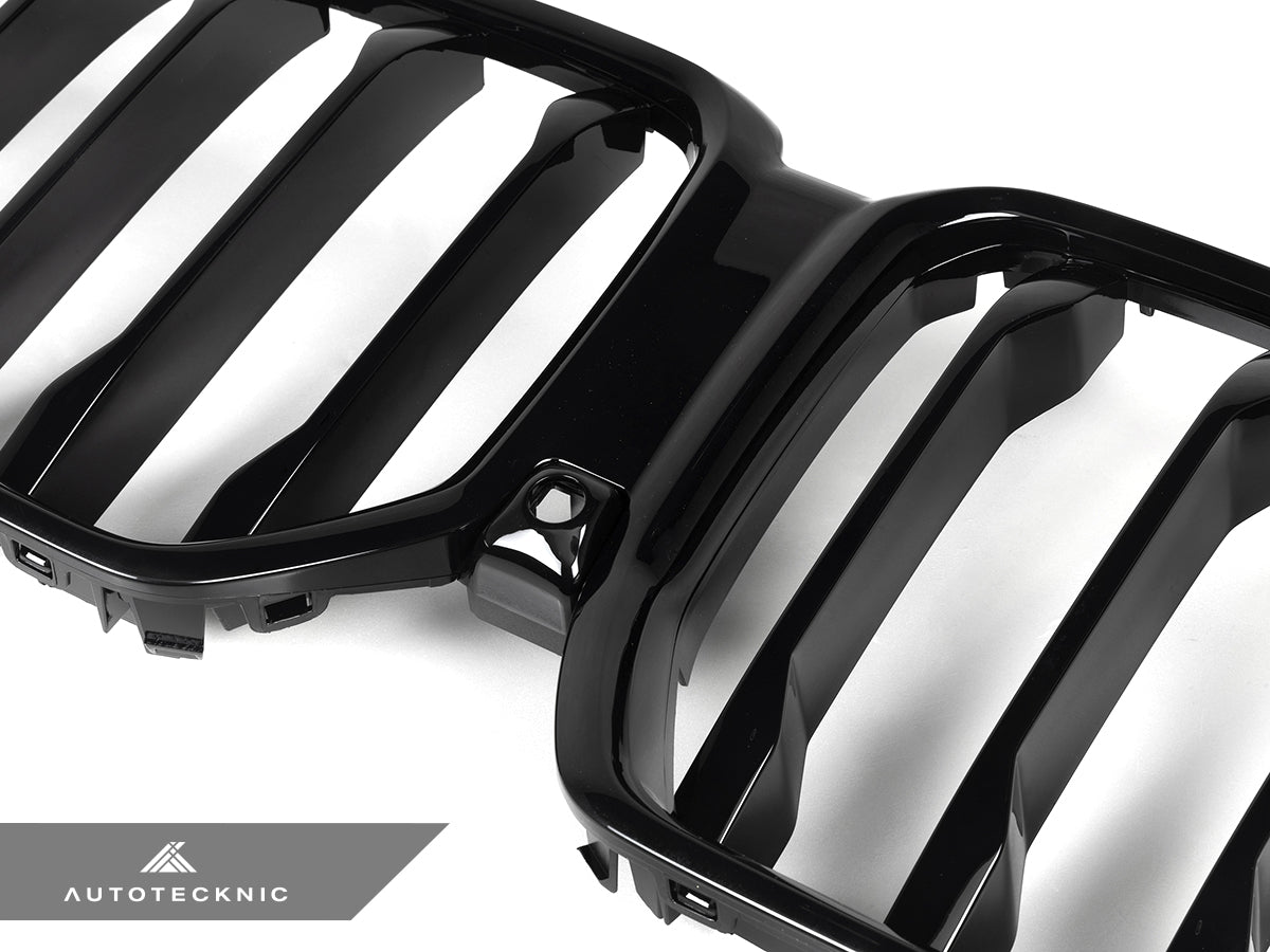 AutoTecknic Painted Glazing Black Front Grille - G06 X6 LCI - Graveyard Performance