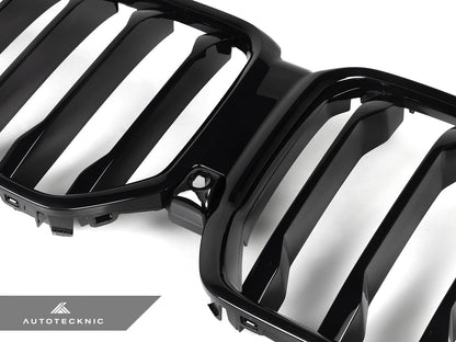 AutoTecknic Painted Glazing Black Front Grille - G06 X6 LCI - Graveyard Performance