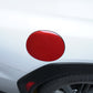 JDMuscle [22-25 WRX] P&S Series Carbon Fiber Fuel Door Cover | Black Carbon Fiber/ Red Carbon Fiber