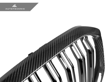 AutoTecknic Dual-Slat Dry Carbon Front Grille - G05 X5 Pre-LCI - Graveyard Performance
