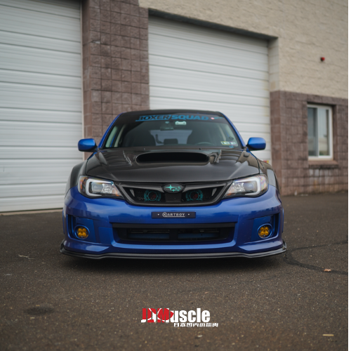 JDMuscle [11-14 WRX/STI] CS2 STYLE FRONT CARBON FIBER LIP