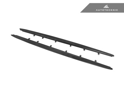 AutoTecknic Dry Carbon Fiber Side Skirt Extension Set - F90 M5 | G30 5-Series - Graveyard Performance