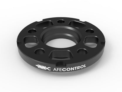aFe CONTROL Billet Aluminum Wheel Spacers 5x112 CB66.6 15mm - Toyota GR Supra/BMW G-Series - Graveyard Performance
