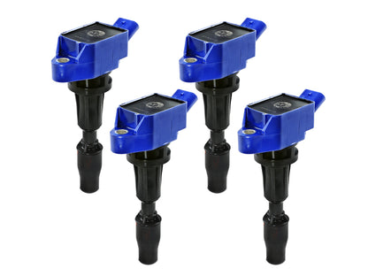 aFe 18-21 Kia Stinger / 22-24 Hyundai Elantra N SCORCHER High-Performance Ignition Coil - Pack of 4 - Graveyard Performance
