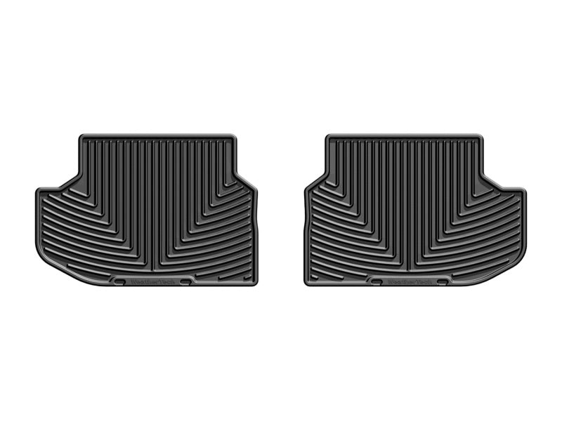 WeatherTech 2014+ BMW M5 Rear Rubber Mats - Black - Graveyard Performance