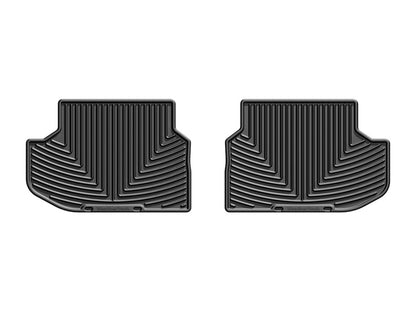 WeatherTech 2014+ BMW M5 Rear Rubber Mats - Black - Graveyard Performance