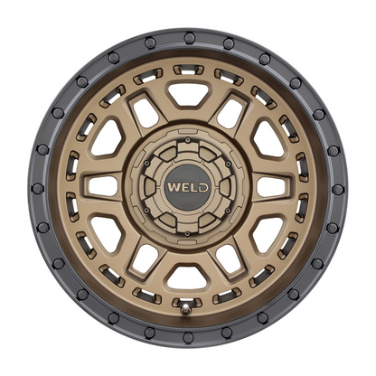 Weld Off-Road Crux 20x10in / 5x127 BP / ET -18 / 87.1mm Bore - Silver Machined Wheel - Graveyard Performance