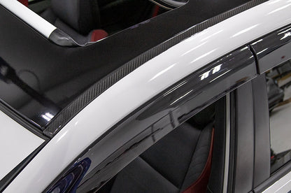 OLM LE Dry Carbon Rain Channel Guard Trim - 2015-2021 Subaru WRX / STI - Graveyard Performance