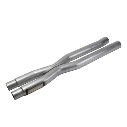 BBK 15-20 Ford Mustang GT 5.0L Resonator Delete X-Pipe (For Use w/Shorties Or Stock Manifolds) - Graveyard Performance