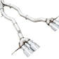 AWE Track Edition Catback Exhaust for BMW G8X M3/M4 - Chrome Silver Tips