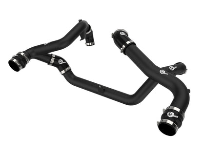 aFe 22-23 Ford Explorer BladeRunner Aluminum Hot and Cold Charge Pipe Kit - Blk - Graveyard Performance