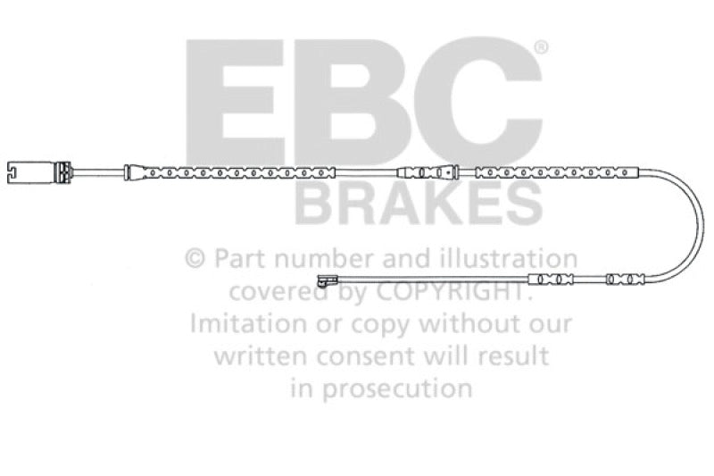 EBC 2010-2012 BMW 335xDrive 3.0L Twin Turbo (E92) Front Wear Leads - Graveyard Performance