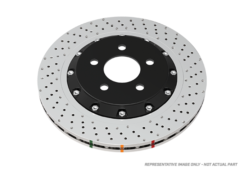 DBA 14-20 Audi A6 Front 5000 Series Drilled and Slotted Rotor w/Silver Hat - Graveyard Performance