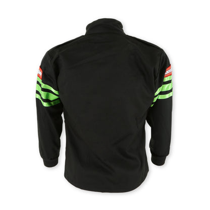 RaceQuip Green Trim SFI-1 JR. Jacket - Kids Small - Graveyard Performance