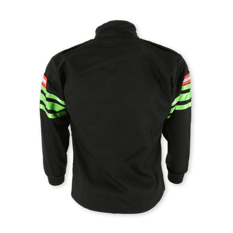 RaceQuip Green Trim SFI-1 JR. Jacket - Kids Large - Graveyard Performance