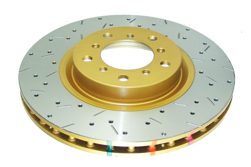 DBA 01-07 BMW M3 E46 w/325mm rotor Front Drilled & Slotted 4000 Series Rotor - Graveyard Performance