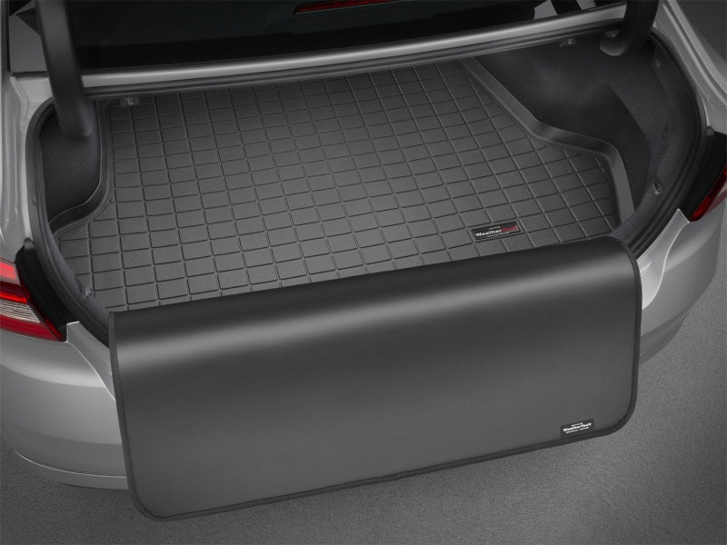 WeatherTech 2014+ BMW 2-Series Coupe Cargo Liner w/ Bumper Protector - Black - Graveyard Performance
