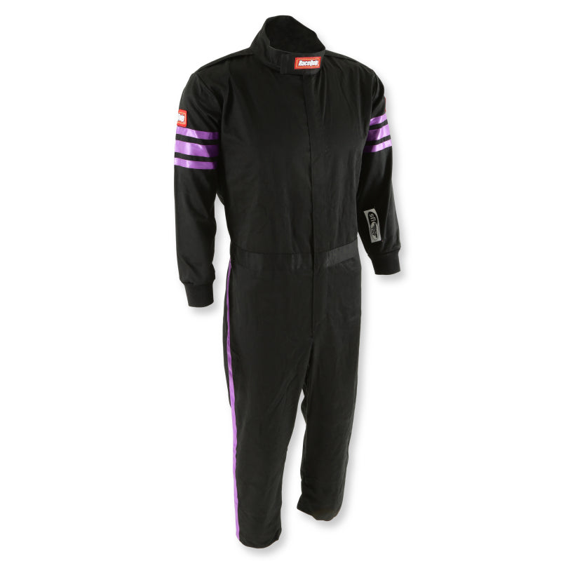 RaceQuip Purple Trim SFI-1 JR. Suit - Kids Small - Graveyard Performance
