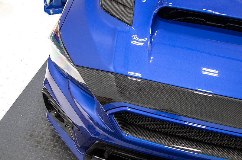 OLM Carbon Fiber Upper Front Bumper Cover - 2015-2021 Subaru WRX / STI - Graveyard Performance