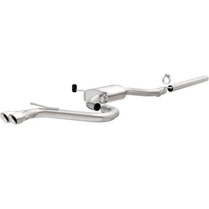 MagnaFlow Sys C/B 2015 Volkswagen Golf 1.8L 2.5in SS Dual Driver Side Exit Polished 3 Tip - Graveyard Performance