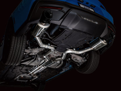 AWE 2024 Ford Mustang GT Fastback S650 RWD Touring Catback Exhaust w/ Dual Diamond Black Tips - Graveyard Performance