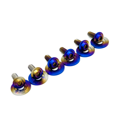 JDC Titanium Headlight Hardware Replacement Kit (R35 GT-R) - Graveyard Performance