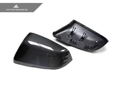 AutoTecknic Replacement Version II Dry Carbon Mirror Covers - A90 Supra 2020-Up - Graveyard Performance