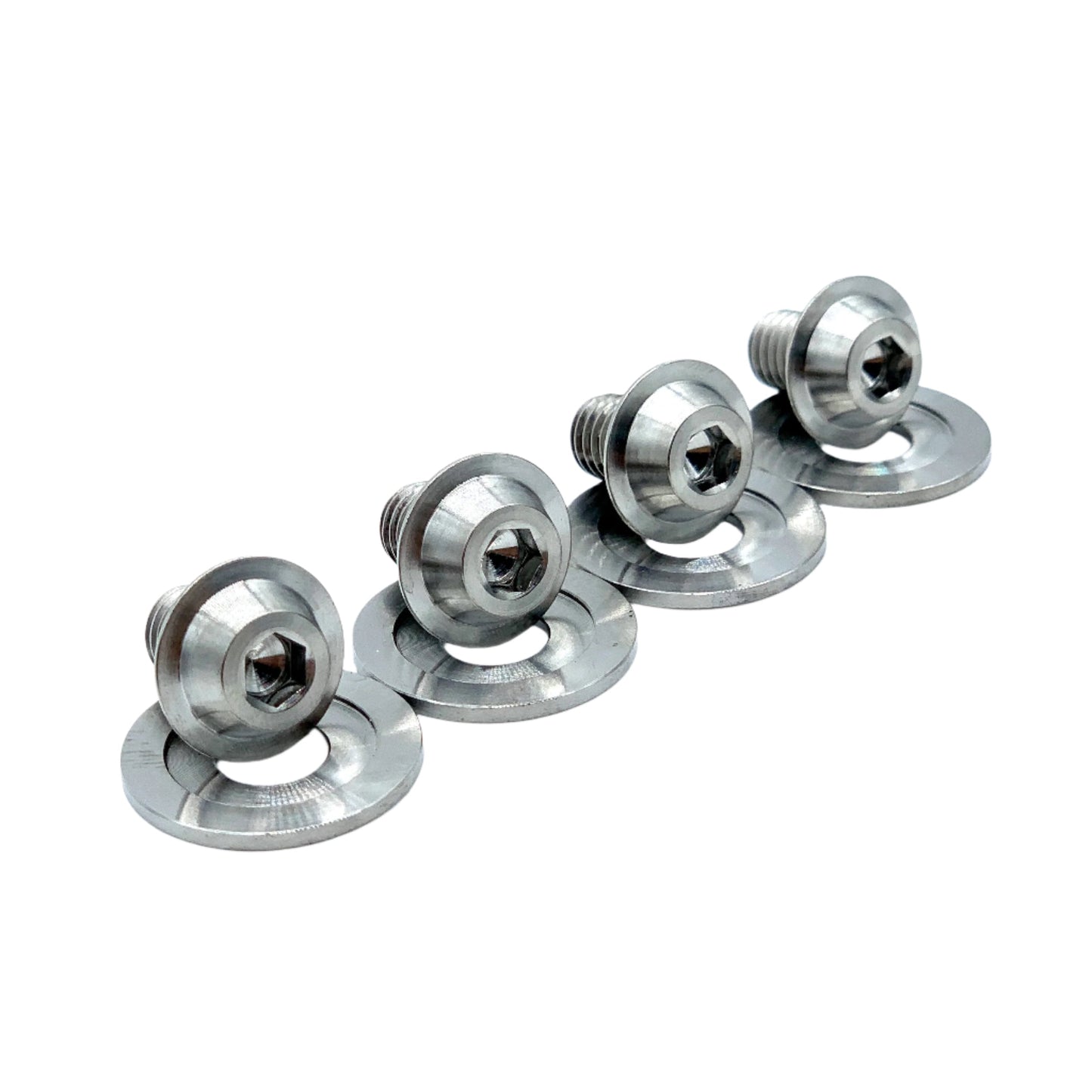 JDC Titanium Exhaust Manifold Heat Shield Hardware (Evo 8/9) - Graveyard Performance