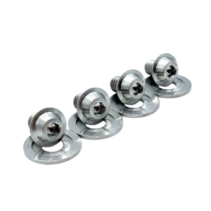 JDC Titanium Exhaust Manifold Heat Shield Hardware (Evo 8/9) - Graveyard Performance