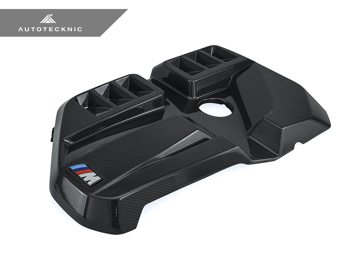 AutoTecknic Dry Carbon Fiber Engine Cover - G80 M3 | G82/ G83 M4 - Graveyard Performance