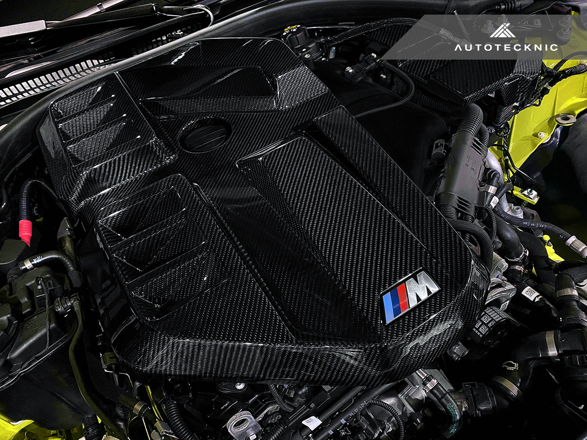 AutoTecknic Dry Carbon Fiber Engine Cover - G87 M2 - Graveyard Performance